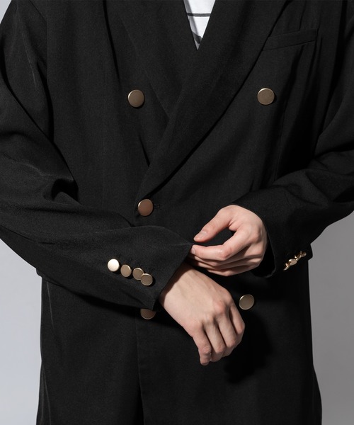 セール】【Oversized double breasted jacket】/オーバーサイズ