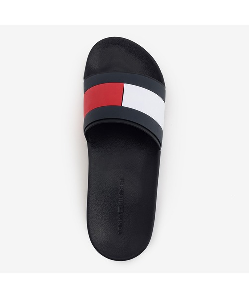   トミーヒルフィガー ロゴ ラバー サンダル TOMMY HILFIGER（トミーヒルフィガー）の「【オンライン限定