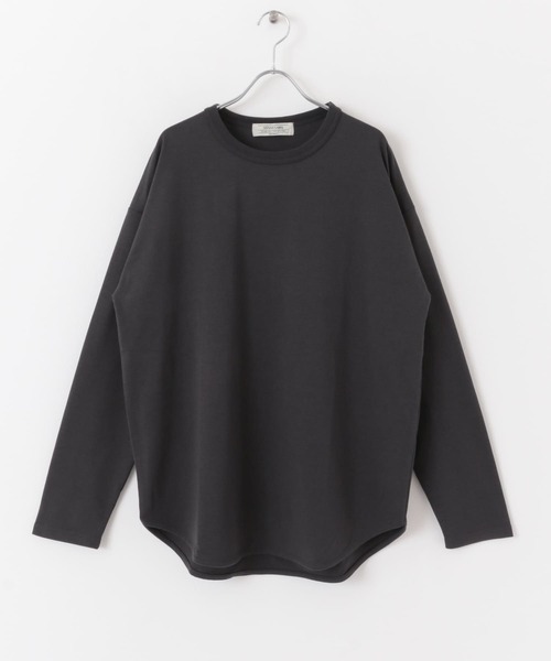 URBAN RESEARCH Sonny Label(アーバンリサーチサニーレーベル)の「『抗菌/防臭』ラウンドヘムロングスリーブTシャツ(Tシャツ/カットソー・メンズ・ホワイト/チャコールグレー/ホワイト系その他・MEDIUM/LARGE)」の5枚目の写真
