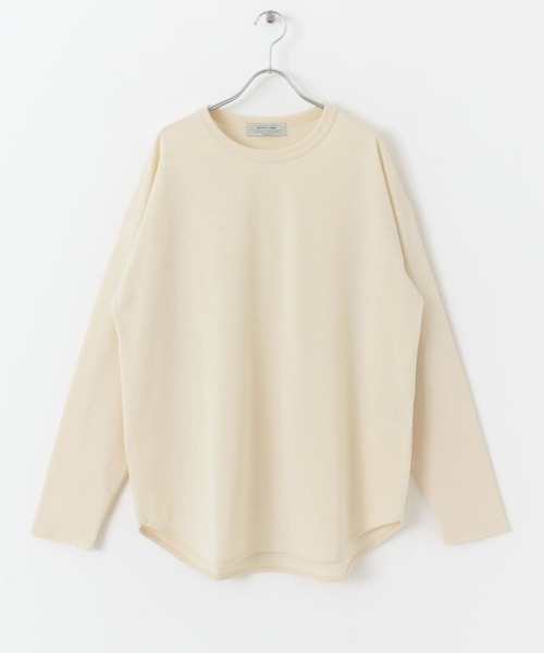 URBAN RESEARCH Sonny Label(アーバンリサーチサニーレーベル)の「『抗菌/防臭』ラウンドヘムロングスリーブTシャツ(Tシャツ/カットソー・メンズ・ホワイト/チャコールグレー/ホワイト系その他・MEDIUM/LARGE)」の21枚目の写真