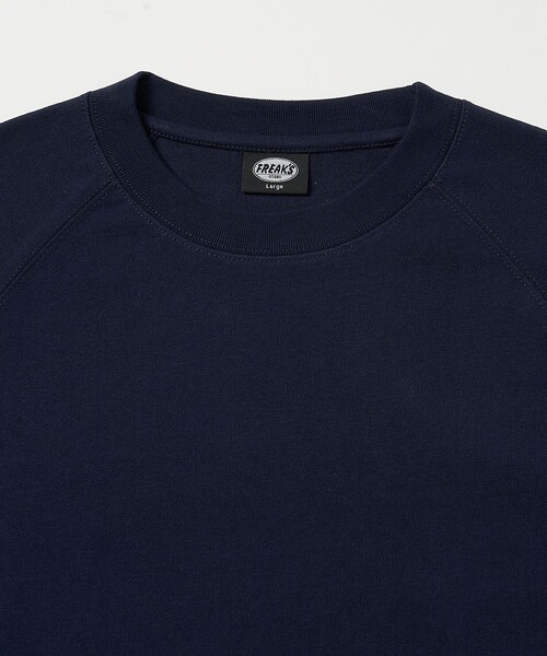 FREAK'S STORE(フリークスストア)の「【限定展開】9オンス Heavyweight ビッグシルエット ラグランスリーブTシャツ/ヘビーウェイト(Tシャツ/カットソー・メンズ・ホワイト/アッシュグレー/ブラック/ダークグリーン/ネイビー/グレイッシュベージュ・SMALL/MEDIUM/LARGE)」の11枚目の写真