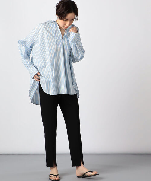 NOLLEY’S（ノーリーズ）の「タイプライタースキッパーシャツ（シャツ/ブラウス・レディース・ホワイト/ブルー系その他3・FREE）」の19枚目の写真