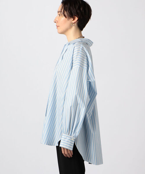 NOLLEY’S（ノーリーズ）の「タイプライタースキッパーシャツ（シャツ/ブラウス・レディース・ホワイト/ブルー系その他3・FREE）」の6枚目の写真