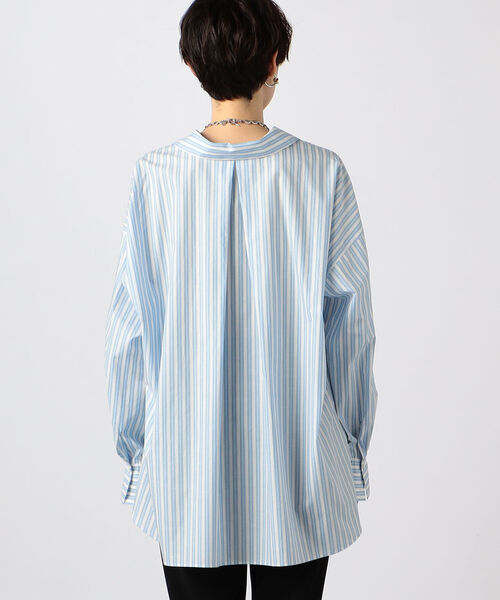 NOLLEY’S（ノーリーズ）の「タイプライタースキッパーシャツ（シャツ/ブラウス・レディース・ホワイト/ブルー系その他3・FREE）」の7枚目の写真