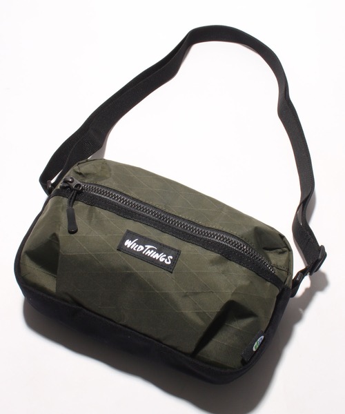 WILD THINGS(ワイルドシングス)の「【WILD THINGS/ワイルドシングス】ワンポイントロゴ ナイロンショルダーバッグ(ショルダーバッグ・メンズ・ホワイト/ブラック/マルチ/カモフラージュ/グレー/オリーブ/ベージュ・FREE)」の5枚目の写真