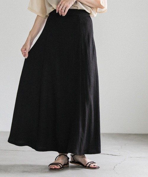 select MOCA（セレクトモカ）の「シャーリングフレアスカート（スカート・レディース・アイボリー/ブラック・FREE）」の17枚目の写真