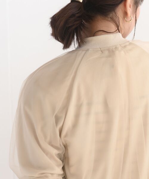 rps（アールピーエス）の「チュールギャザーブルゾン（ブルゾン・レディース・ブラック/グレー/グレイッシュベージュ・フリー）」の16枚目の写真