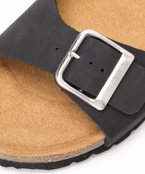 AP STUDIO(エーピーストゥディオ)の「【VINILO/ヴィニーロ】shingle buckle sandal(サンダル・レディース・ブラック・35/36/37/38/39)」の4枚目の写真