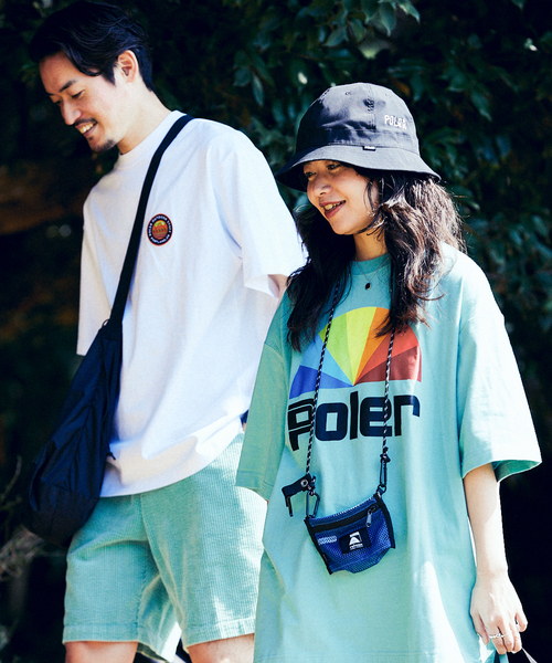 POLeR（ポーラー）の「【POLeR / ポーラー】別注ロゴTEE（Tシャツ/カットソー・メンズ・ホワイト/ブラック/ダークグリーン/ベージュ/カーキ/ピンク・SMALL/MEDIUM/LARGE/X-LARGE）」の11枚目の写真