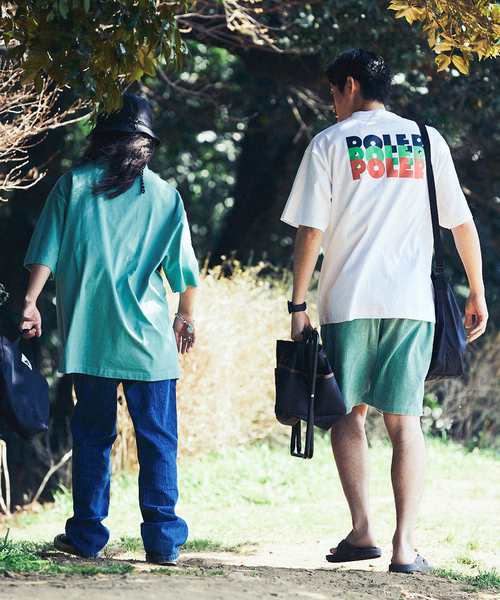 POLeR（ポーラー）の「【POLeR / ポーラー】別注ロゴTEE（Tシャツ/カットソー・メンズ・ホワイト/ブラック/ダークグリーン/ベージュ/カーキ/ピンク・SMALL/MEDIUM/LARGE/X-LARGE）」の17枚目の写真