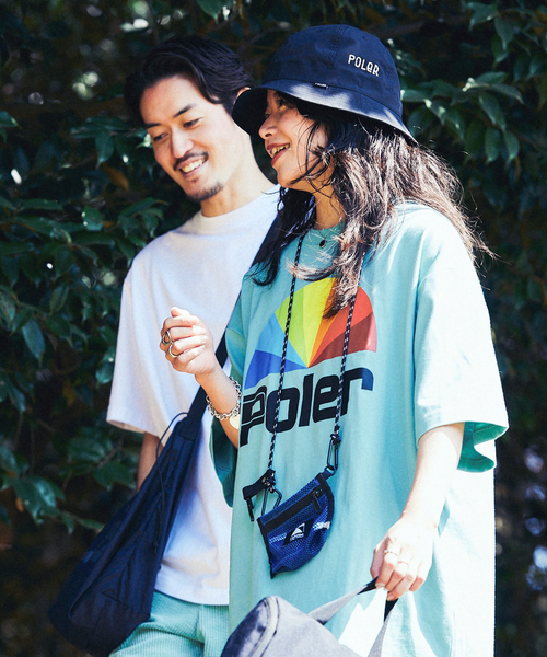 POLeR（ポーラー）の「【POLeR / ポーラー】別注ロゴTEE（Tシャツ/カットソー・メンズ・ホワイト/ブラック/ダークグリーン/ベージュ/カーキ/ピンク・SMALL/MEDIUM/LARGE/X-LARGE）」の18枚目の写真
