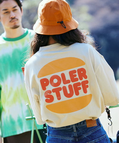 POLeR（ポーラー）の「【POLeR / ポーラー】別注ロゴTEE（Tシャツ/カットソー・メンズ・ホワイト/ブラック/ダークグリーン/ベージュ/カーキ/ピンク・SMALL/MEDIUM/LARGE/X-LARGE）」の19枚目の写真