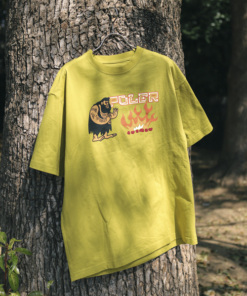 POLeR（ポーラー）の「【POLeR / ポーラー】別注ロゴTEE（Tシャツ/カットソー・メンズ・ホワイト/ブラック/ダークグリーン/ベージュ/カーキ/ピンク・SMALL/MEDIUM/LARGE/X-LARGE）」の22枚目の写真