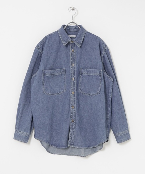 URBAN RESEARCH（アーバンリサーチ）の「JELT DENIMワークシャツ #CORKY（シャツ/ブラウス・メンズ・ライトインディゴブルー・MEDIUM/LARGE）」の16枚目の写真