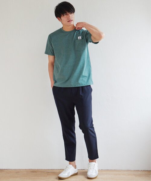 ikka（イッカ）の「【セットアップ対応】Reflax イージーアンクルパンツ（その他パンツ・メンズ・ベージュ/オリーブ/ダークネイビー・S/M/L/XL）」の6枚目の写真