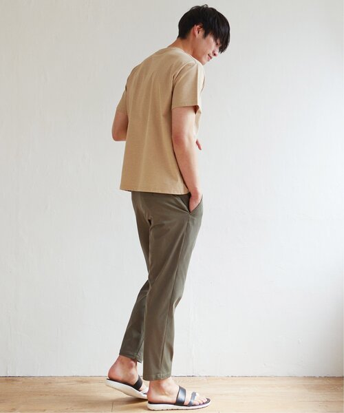 ikka（イッカ）の「【セットアップ対応】Reflax イージーアンクルパンツ（その他パンツ・メンズ・ベージュ/オリーブ/ダークネイビー・S/M/L/XL）」の9枚目の写真