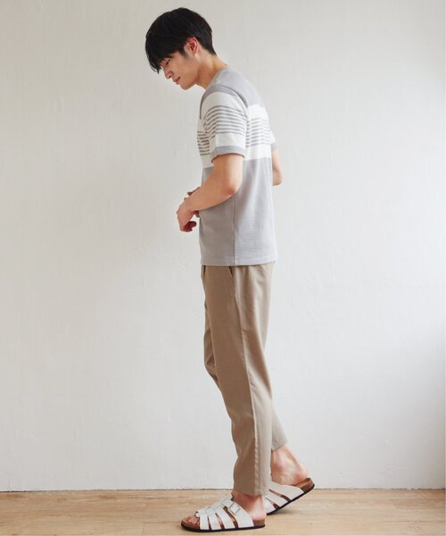 ikka（イッカ）の「【セットアップ対応】Reflax イージーアンクルパンツ（その他パンツ・メンズ・ベージュ/オリーブ/ダークネイビー・S/M/L/XL）」の11枚目の写真
