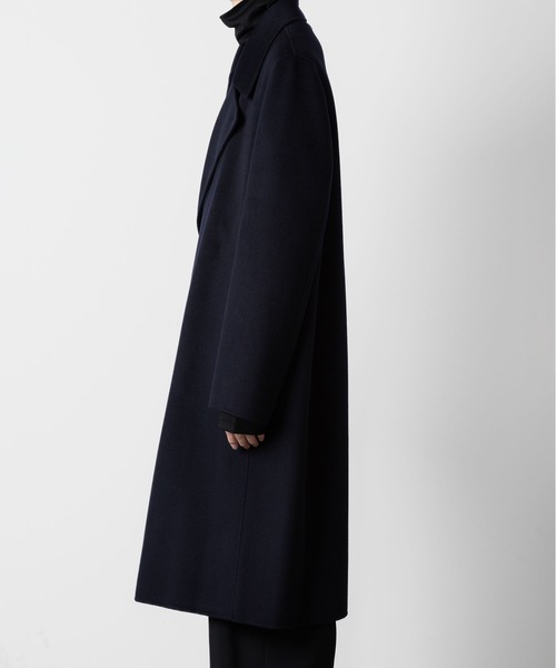 ウール/カシミヤ ダブルフェイス ビーバー ベルテッド ダブル ブレステッド コート/ W/CA DOUBLE FACE BEAVER BELTED DOUBLE BREASTED COAT（トレンチコート）｜ATTACHMENT（アタッチメント）