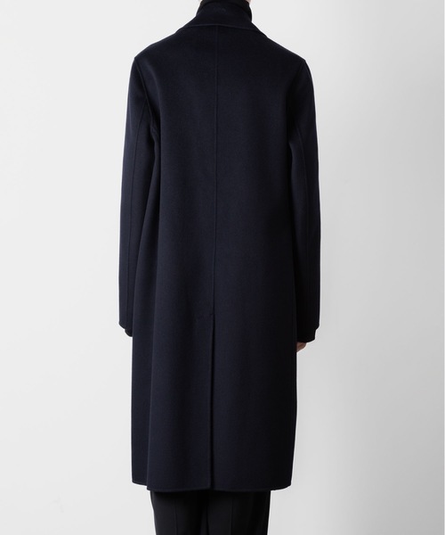 ウール/カシミヤ ダブルフェイス ビーバー ベルテッド ダブル ブレステッド コート/ W/CA DOUBLE FACE BEAVER BELTED DOUBLE BREASTED COAT（トレンチコート）｜ATTACHMENT（アタッチメント）