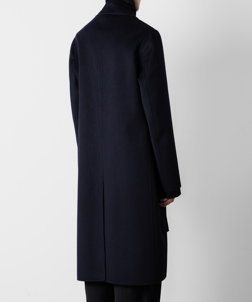 ウール/カシミヤ ダブルフェイス ビーバー ベルテッド ダブル ブレステッド コート/ W/CA DOUBLE FACE BEAVER BELTED DOUBLE BREASTED COAT（トレンチコート）｜ATTACHMENT（アタッチメント）