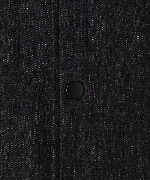 COMME　CA COMMUNE（コムサコミューン）の「７分袖 デニム コーチジャケット（デニムジャケット・メンズ・ブラック/ネイビー・MEDIUM/LARGE）」の11枚目の写真