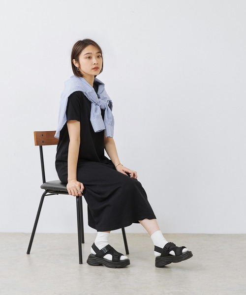 welleg(ウェレッグ)の「厚底 スポーツサンダル(サンダル・レディース・ホワイト/ブラック・S/M/L/LL)」の10枚目の写真
