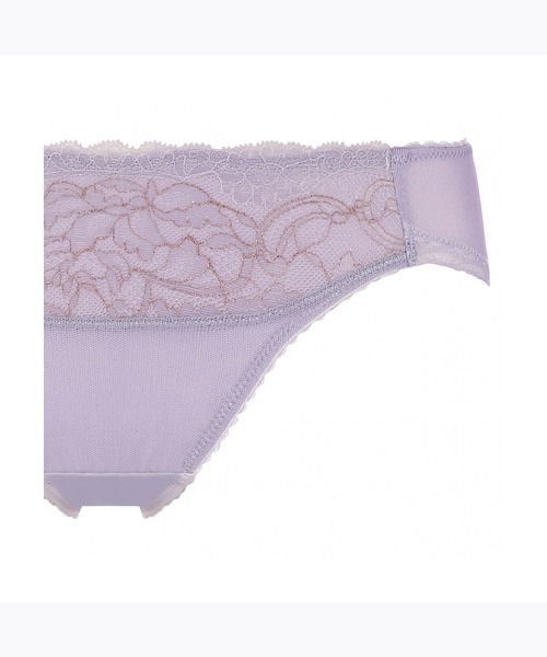 AMOSTYLE BY Triumph（アモスタイルバイトリンプ）の「レギュラーショーツ シャイニング バタフライ AMST966 Hikini JX（ショーツ・レディース・パープル/ブラック/テラコッタ・L/M）」の7枚目の写真