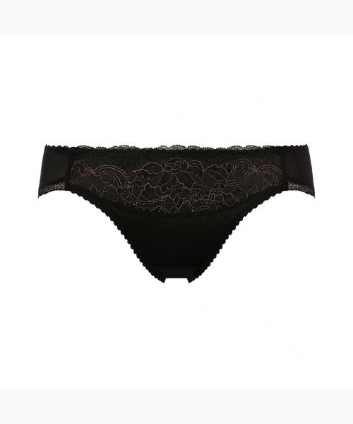 AMOSTYLE BY Triumph（アモスタイルバイトリンプ）の「レギュラーショーツ シャイニング バタフライ AMST966 Hikini JX（ショーツ・レディース・パープル/ブラック/テラコッタ・L/M）」の14枚目の写真