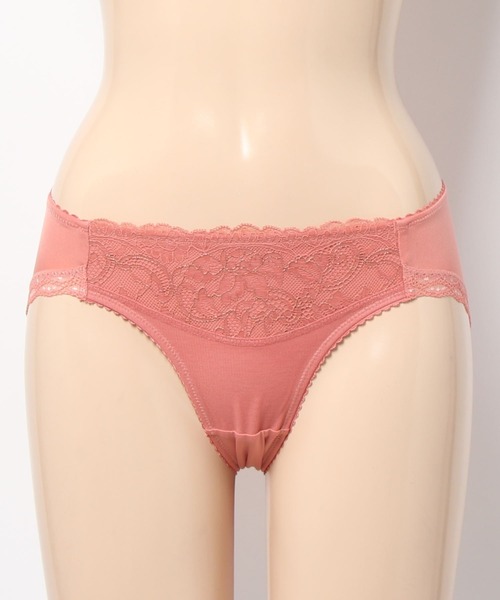 AMOSTYLE BY Triumph（アモスタイルバイトリンプ）の「レギュラーショーツ シャイニング バタフライ AMST966 Hikini JX（ショーツ・レディース・パープル/ブラック/テラコッタ・L/M）」の18枚目の写真