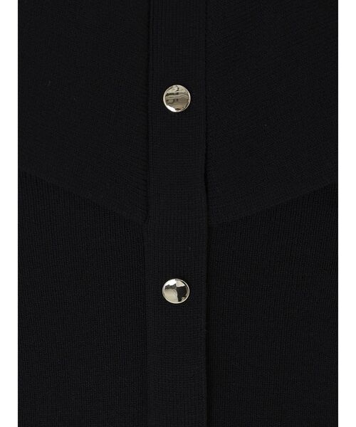 MERCURYDUO（マーキュリーデュオ）の「2WAYラッフルノースリニット（ニット/セーター・レディース・オフホワイト/ブラック/チャコールグレー/レッド/ベビーピンク・FREE）」の11枚目の写真