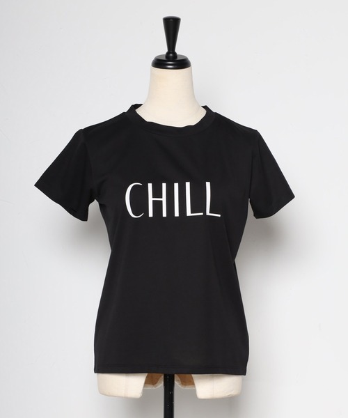 Bonjour Sagan（ボンジュールサガン）の「CHILLロゴTシャツ（Tシャツ/カットソー・レディース・ブラック/オフホワイト・FREE）」の16枚目の写真