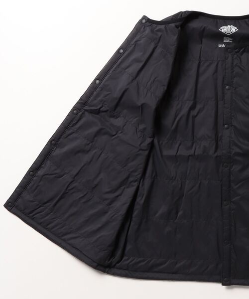 DANTON（ダントン）の「DANTON / ダントン：INSULATION VEST：DT-A0130SBT[STD]（ダウンベスト・メンズ・ブラック・XL）」の3枚目の写真