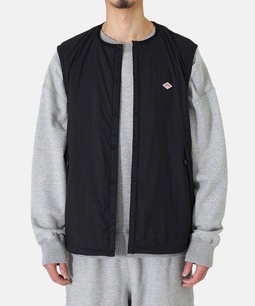 DANTON（ダントン）の「DANTON / ダントン：INSULATION VEST：DT-A0130SBT[STD]（ダウンベスト・メンズ・ブラック・XL）」の6枚目の写真