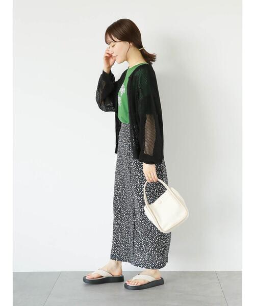 ehka sopo（エヘカソポ）の「ボリュームトングサンダル（サンダル・レディース・ベージュ/オフホワイト/ブラック・M/L）」の15枚目の写真