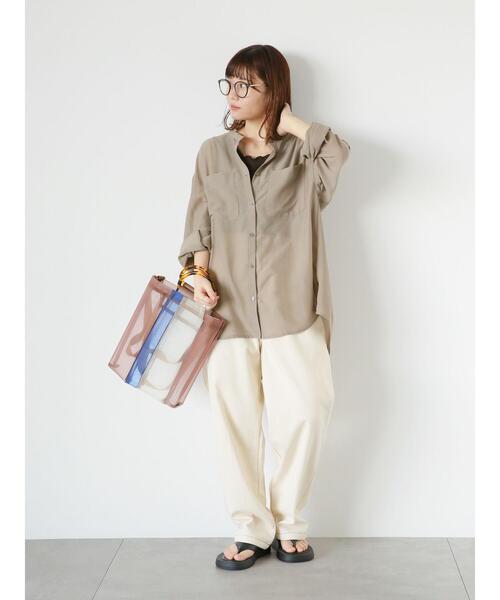 ehka sopo（エヘカソポ）の「ボリュームトングサンダル（サンダル・レディース・ベージュ/オフホワイト/ブラック・M/L）」の20枚目の写真