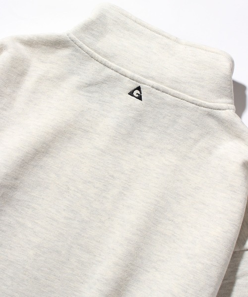 GERRY(ジェリー)の「【GERRY/ジェリー】裏起毛 ワンポイントロゴ刺繍 ハーフジップ プルオーバー スウェット(スウェット・メンズ・オートミール/ネイビー/ホワイト/ダークグレー・L/M/LL)」の8枚目の写真