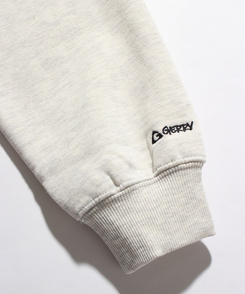 GERRY(ジェリー)の「【GERRY/ジェリー】裏起毛 ワンポイントロゴ刺繍 ハーフジップ プルオーバー スウェット(スウェット・メンズ・オートミール/ネイビー/ホワイト/ダークグレー・L/M/LL)」の10枚目の写真
