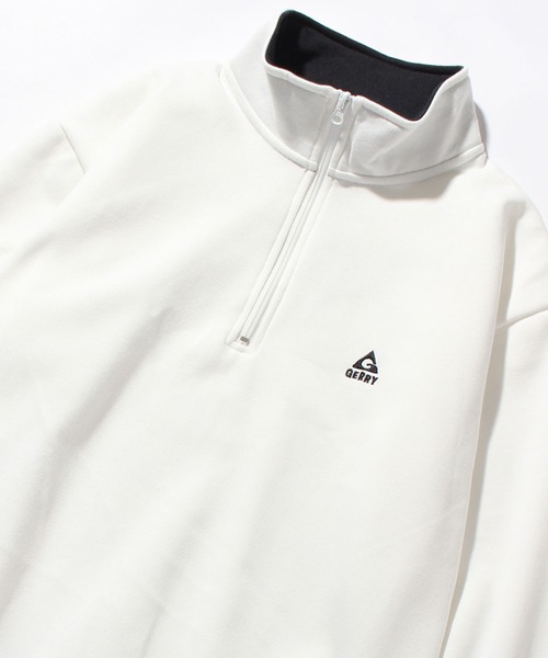 GERRY(ジェリー)の「【GERRY/ジェリー】裏起毛 ワンポイントロゴ刺繍 ハーフジップ プルオーバー スウェット(スウェット・メンズ・オートミール/ネイビー/ホワイト/ダークグレー・L/M/LL)」の14枚目の写真