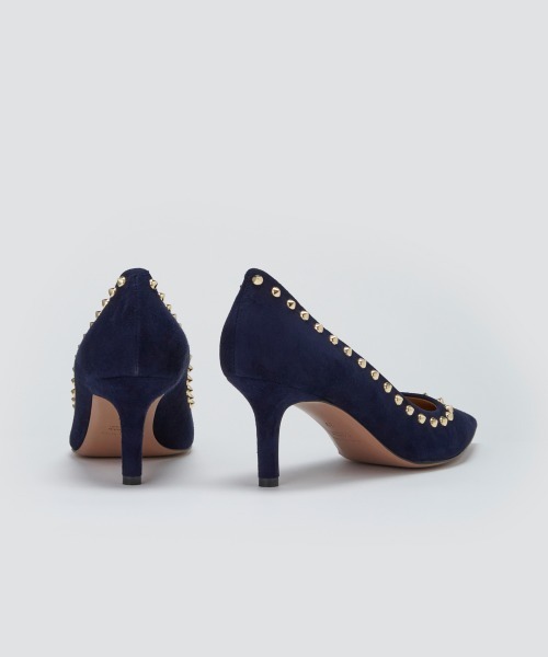 PELLICO（ペリーコ）の「ANIMA スタッズパンプス 6.5cm NAVY（パンプス