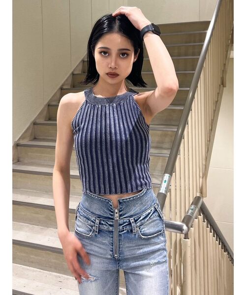 GYDA（ジェイダ）の「ブリーチアメスリニット TOPS（タンク