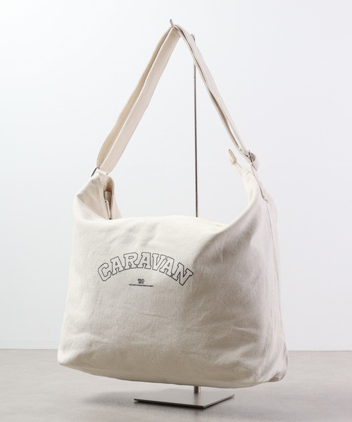 propellerheads（プロペラヘッズ）の「Sebastien's Select キャンバスプリントショルダーバッグ（ショルダーバッグ・レディース・オフホワイト/ブラック/グリーン/ネイビー・FREE）」の3枚目の写真