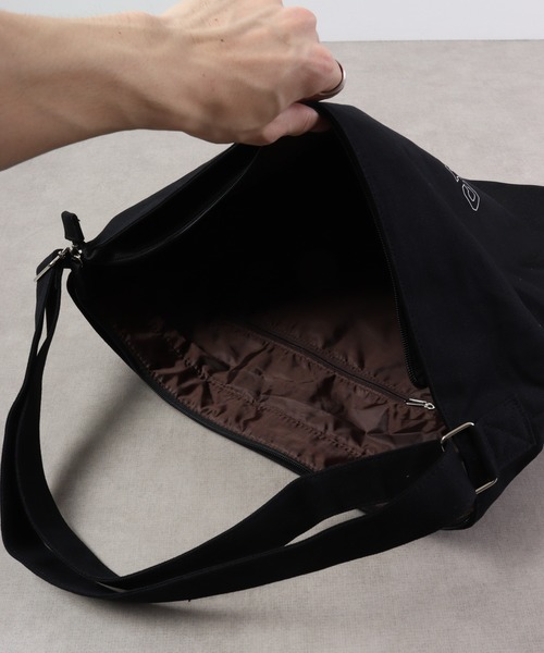 propellerheads（プロペラヘッズ）の「Sebastien's Select キャンバスプリントショルダーバッグ（ショルダーバッグ・レディース・オフホワイト/ブラック/グリーン/ネイビー・FREE）」の14枚目の写真