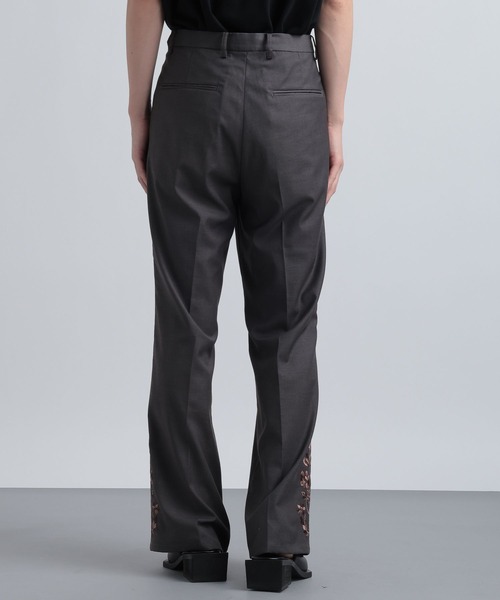 HARE(ハレ)の「スソフラワーシシュウトラウザー(HARE)(その他パンツ・メンズ・ブラック/グレー・SMALL/MEDIUM)」の10枚目の写真