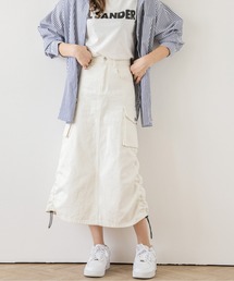 AMELY | バックスリットカーゴスカート(スカート)