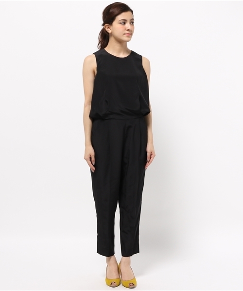 MID by MIDWEST（ミッド バイ ミッドウエスト）の「MID by MIDWEST オールインワン（つなぎ/オールインワン・レディース・ブラック/ライトブルー/カーキブラウン・FREE）」の4枚目の写真