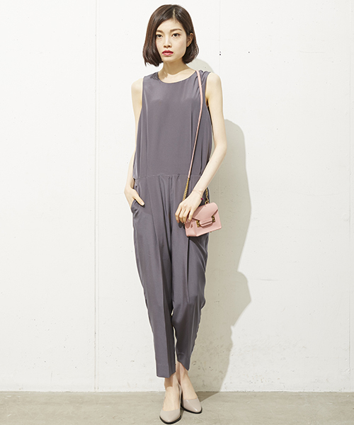 MID by MIDWEST（ミッド バイ ミッドウエスト）の「MID by MIDWEST オールインワン（つなぎ/オールインワン・レディース・ブラック/ライトブルー/カーキブラウン・FREE）」の14枚目の写真