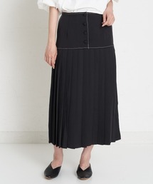 A de a.v.v | 前ボタン開きプリーツスカート(スカート)