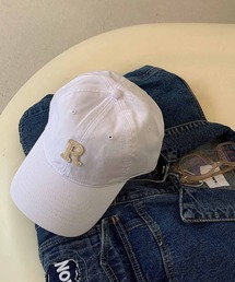 Rロゴ刺繍ベースボールキャップCAP帽子