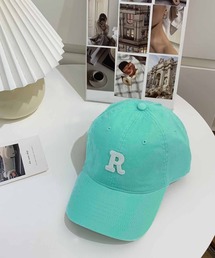 Rロゴ刺繍ベースボールキャップCAP帽子