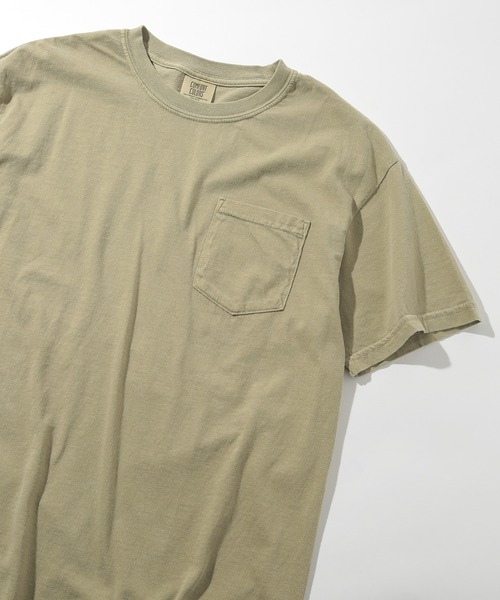 comfort colors(コンフォートカラーズ)の「【COMFORT COLORS】6.1オンスガーメントダイポケットTシャツ 半袖 CC6030 MURS(Tシャツ/カットソー・メンズ・レッド/ホワイト/スミクロ/インディゴブルー/カーキ/マスタード/ダークグリーン/ワイン/グリーン・XL/S/L/M)」の4枚目の写真